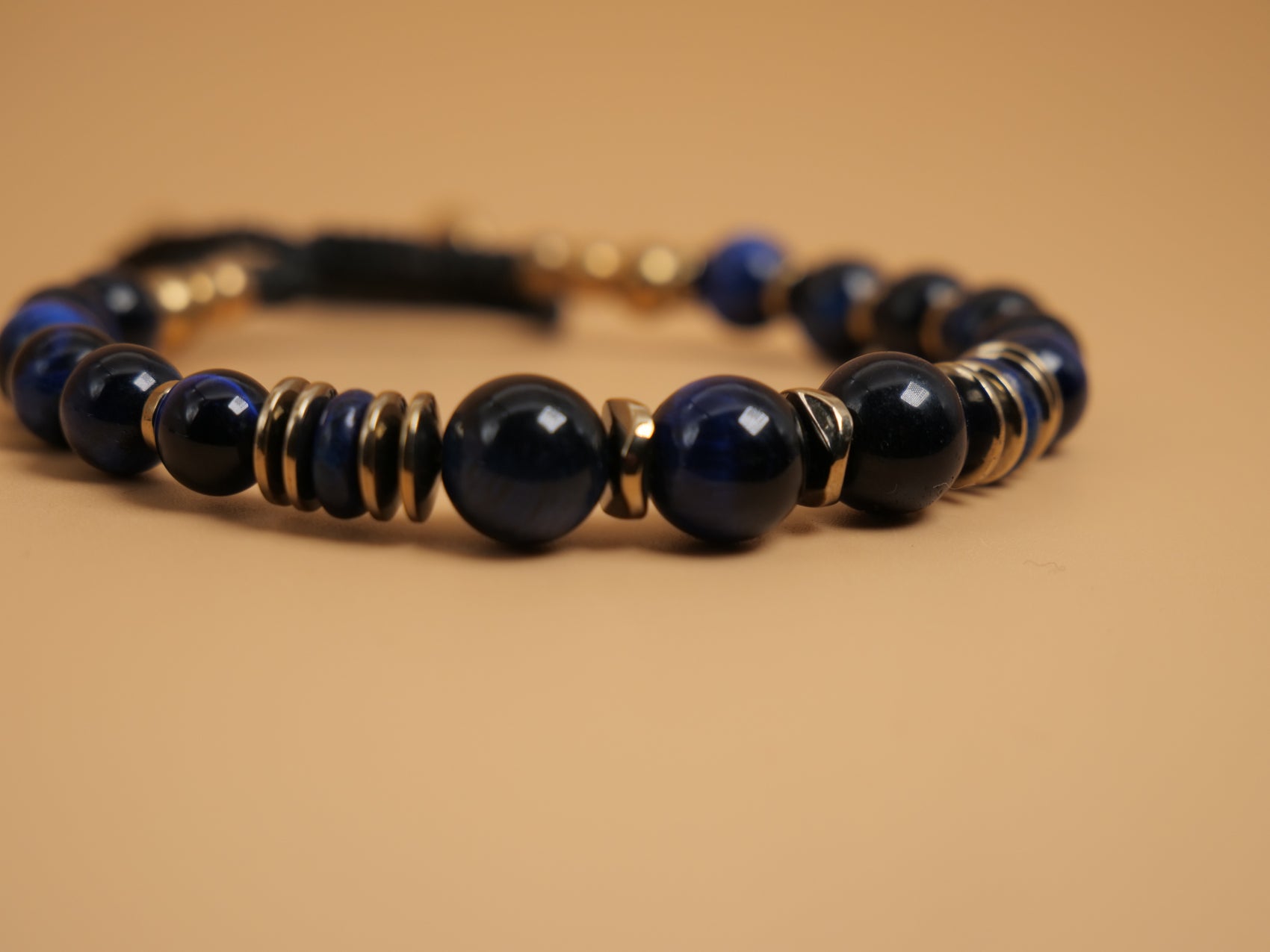 Bracelet Oeil de Tigre Blue
