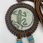 Collier Tortue Amauta en Jade Néphrite-Cuir
