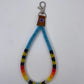 Porte-clefs en perles et cuir fait main-artisanal