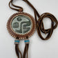 Collier Tortue Amauta en Jade Néphrite-Cuir