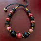 Bracelet Jaspe Rouge et Onix