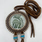 Collier Tortue Amauta en Jade Néphrite-Cuir