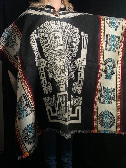 Poncho Wiracocha Otavalo-Ecuador-Arte