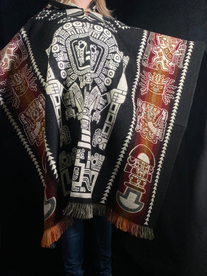 Poncho Wiracocha Otavalo-Ecuador-Arte
