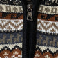 Pull Cardigan à col zippé Homme Cuzco-Pérou L