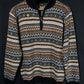 Pull Cardigan à col zippé Homme Cuzco-Pérou L