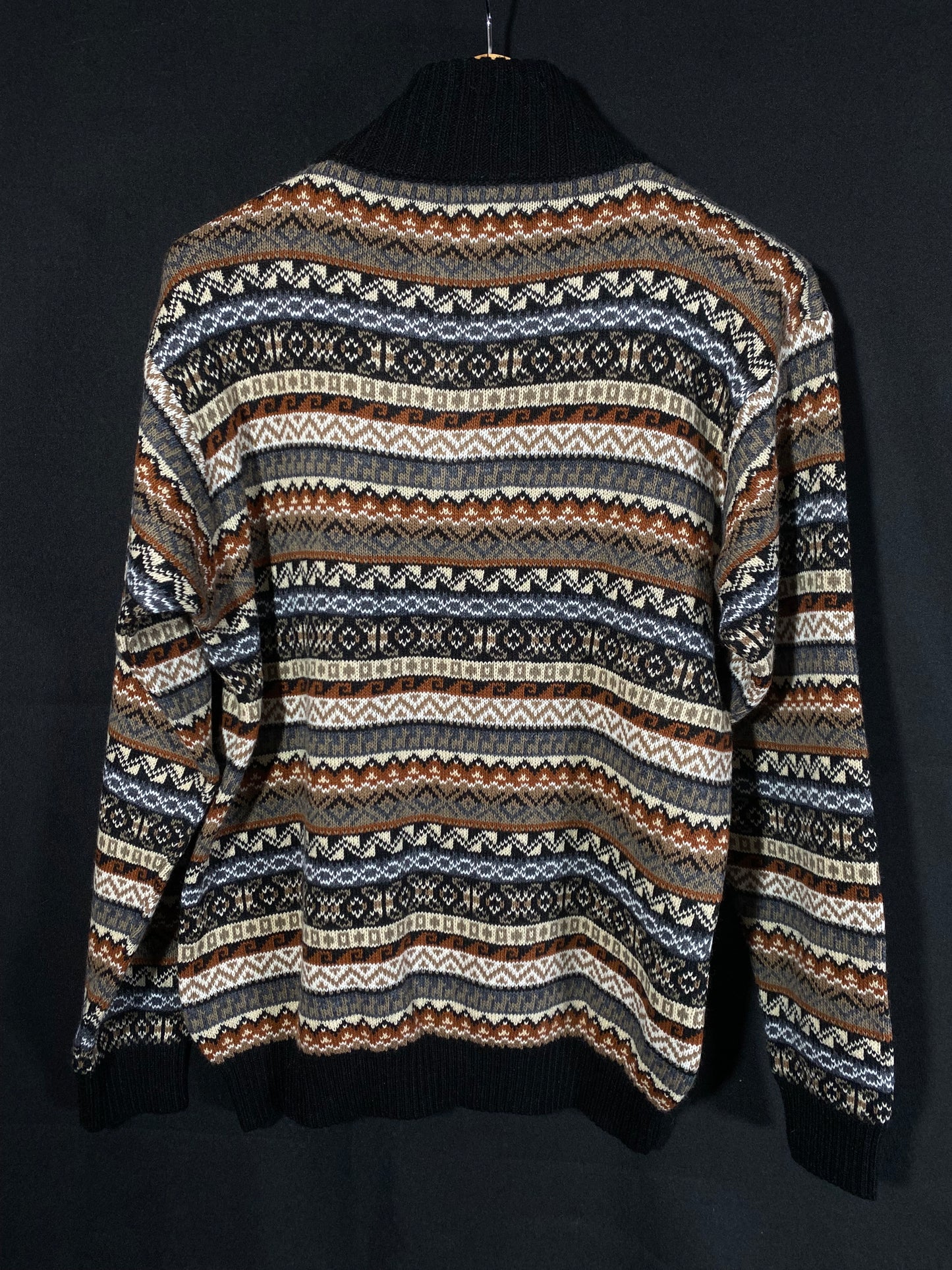 Pull Cardigan à col zippé Homme Cuzco-Pérou L