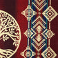 PONCHO ARBRE DE VIE ETHNIQUE