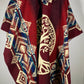 PONCHO ARBRE DE VIE ETHNIQUE