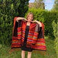 Poncho, Châle modèle ethnique avec franges