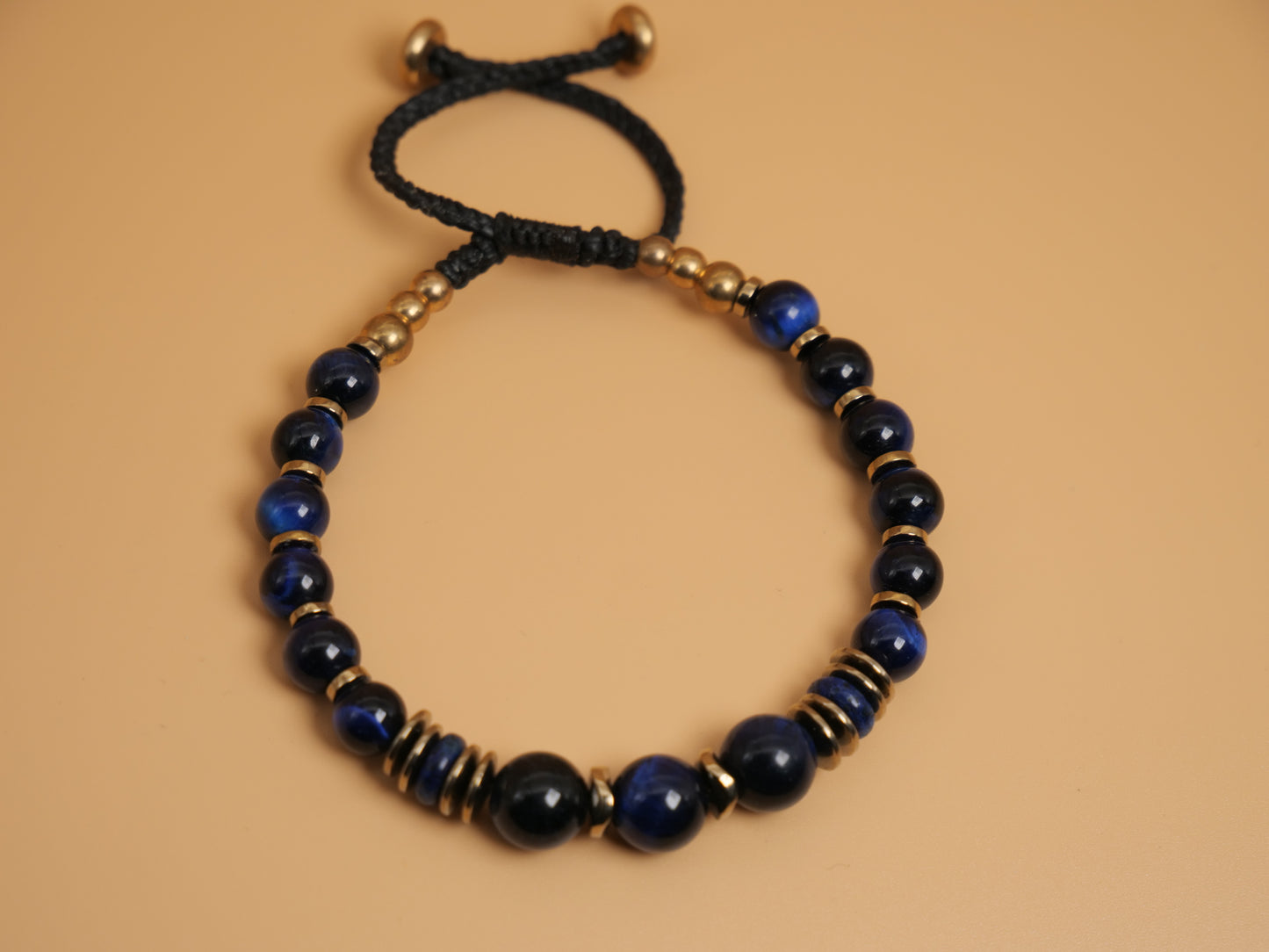 Bracelet Oeil de Tigre Blue