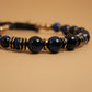 Bracelet Oeil de Tigre Blue