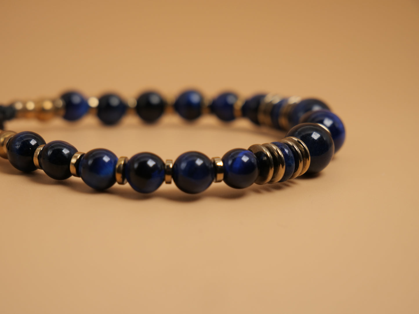 Bracelet Oeil de Tigre Blue