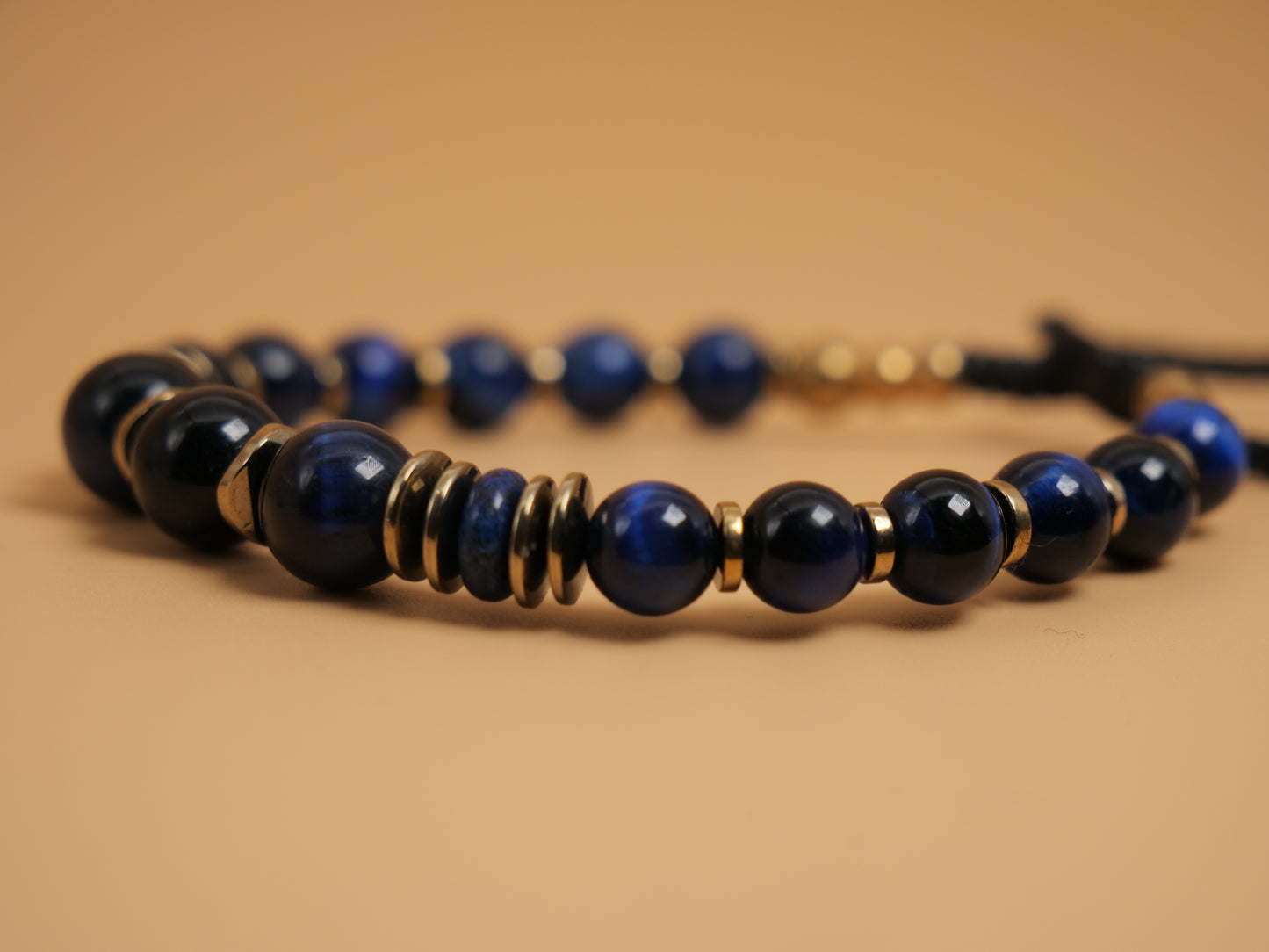 Bracelet Oeil de Tigre Blue