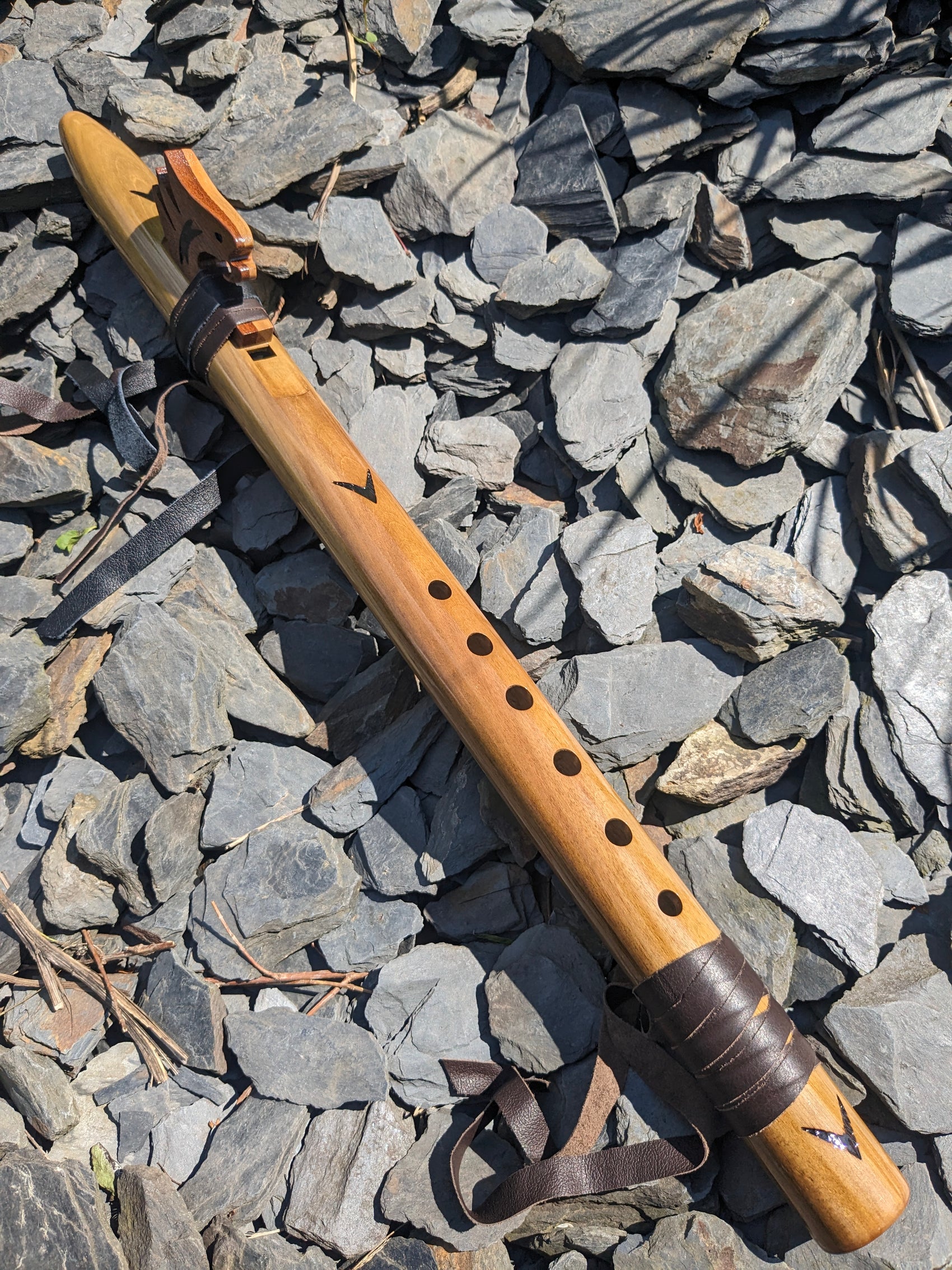 Flûte Native Gm - Bois Noyer-2