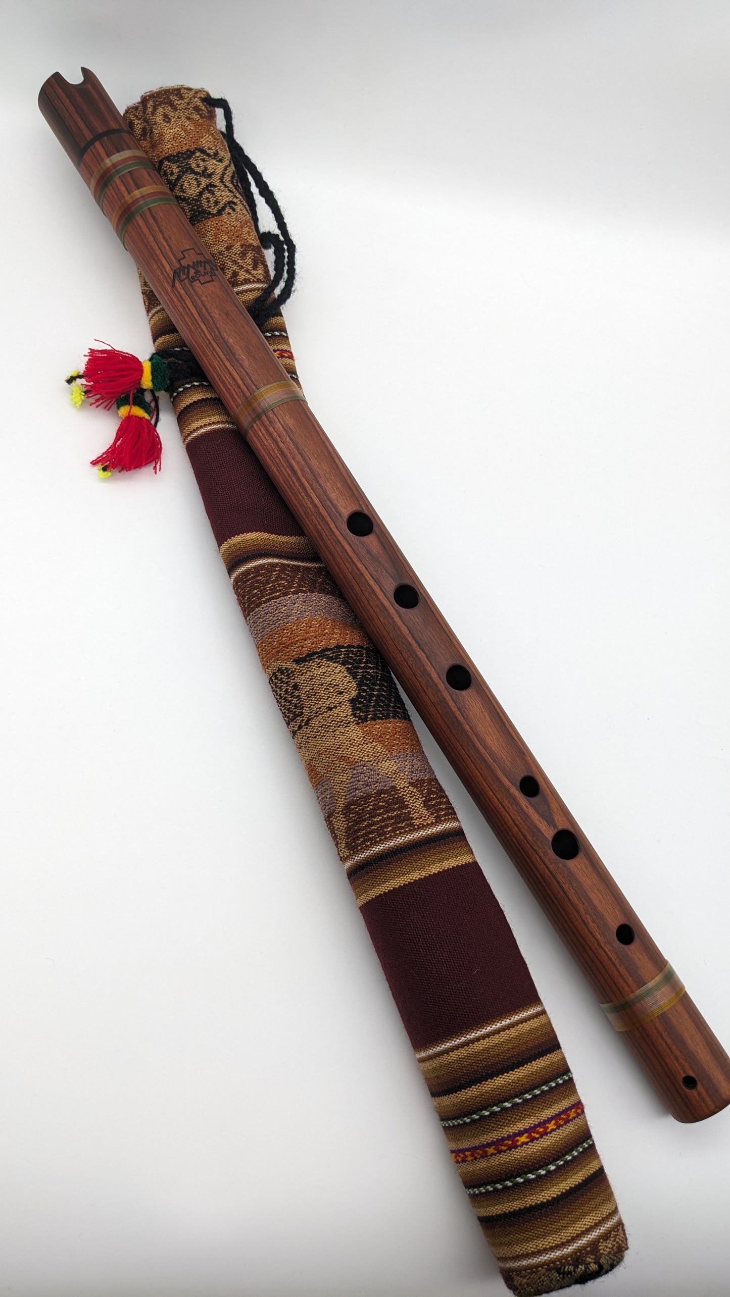Quenacho Flute Professional ~ Bois Jacaranda ~ en clé C avec étui