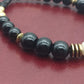 Bracelet Onix et Agate Botswana à Facettes