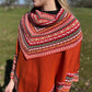 Poncho en Alpaga avec Manches