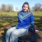 Poncho en Alpaga avec Manches