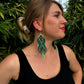 Boucle d'Oreille en perle de rocaille - modèle ethnique - Made in Ecuador