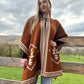 Poncho Cape Ethnique Otavalo-Ecuador