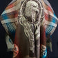 Poncho loup-aigle Otavalo-Ecuador