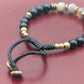 Bracelet Onix et Agate Botswana à Facettes