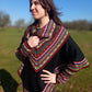 Poncho en Alpaga avec Manches
