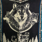 Poncho loup-aigle Otavalo-Ecuador