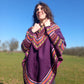 Poncho en Alpaga avec Manches