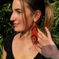 Boucle d'Oreille en perle de rocaille - modèle ethnique - Made in Ecuador