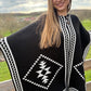 Poncho Cape Ethnique Otavalo-Ecuador